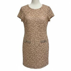 Tommy Hilfiger Lace Cover Knee Length Dress